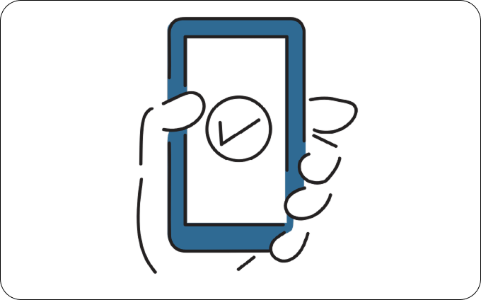 スマホ承認のイメージ